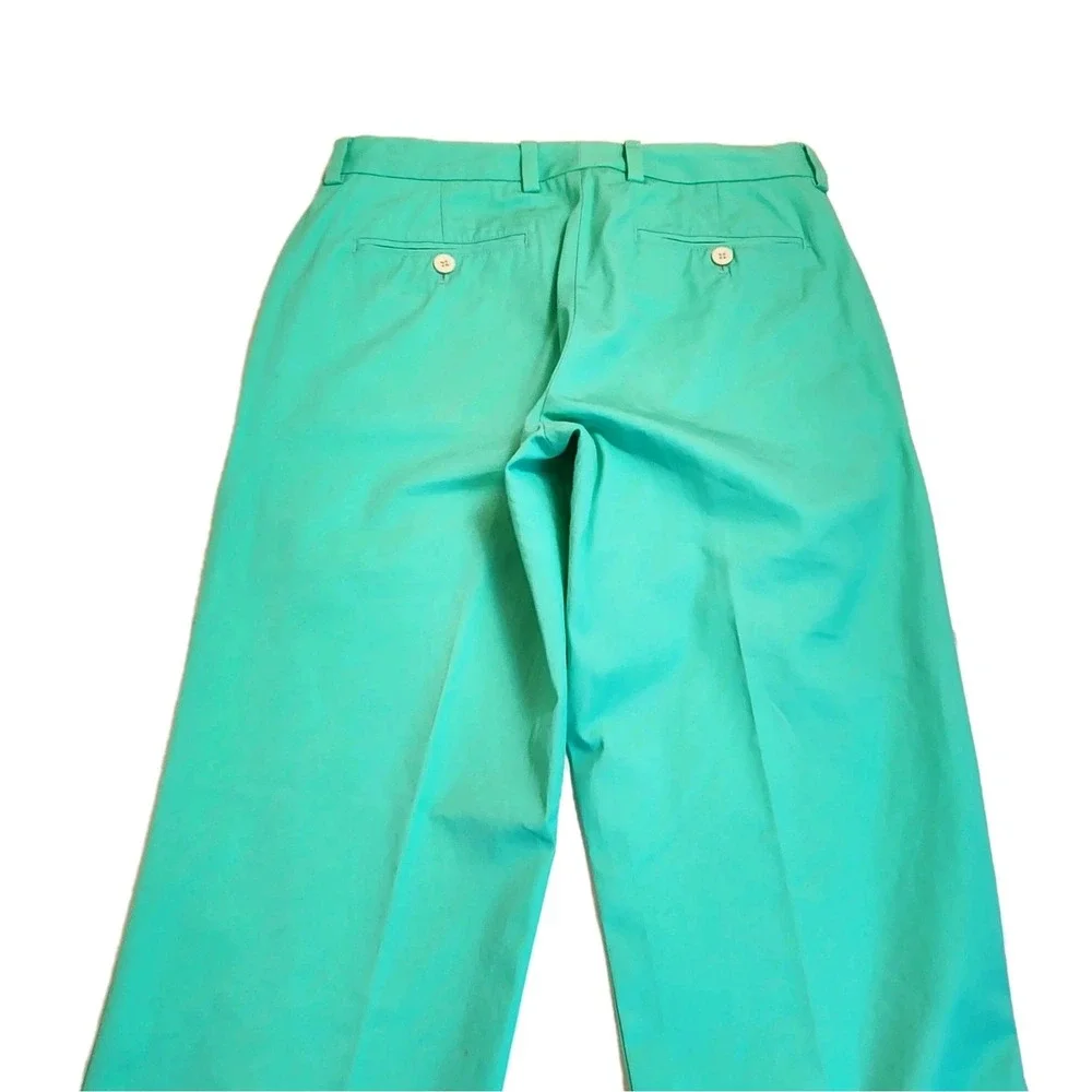 Vineyard Vines Mens 32x30 Slim Fit Breaker Pants Mint Green  Preppy Khaki‎ Golf